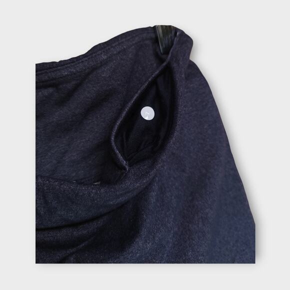 Womens Lululemon Fold Over Waist Blue & White Activewear Leggings Size 2 - Picture 3 of 6